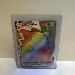 Pokemon Pikachu VMAX Secret Rare Full Art Holo 188/185 Vivid Voltage 310 HP Card - Image 1