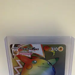 Pokemon Pikachu VMAX Secret Rare Full Art Holo 188/185 Vivid Voltage 310 HP Card - Image 3