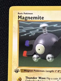 Magnemite 53/102 (1st Edition) *Near Mint* (Shadowless) ‘Never Played Card’ - Image 3