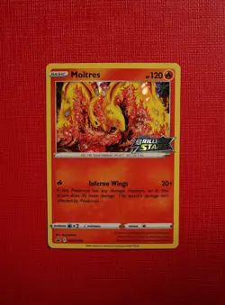 Moltres SWSH185 SWSH: Sword & Shield Promo Cards Holo NM - Image 1