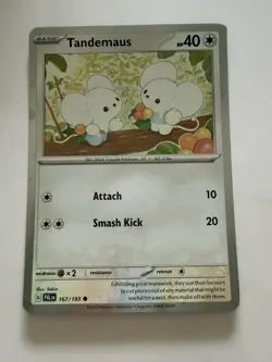 Pokemon Tandemaus (Cosmos Foil) Miscellaneous Cards Promo Holofoil 167/193 - Image 1