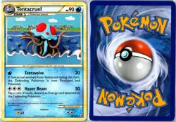 Pokemon Card - Tentacruel HGSS Triumphant 50/102 2010 Uncommon Lightly Played - Image 3