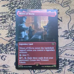 Mines of Moria FOIL SHOWCASE / Magic MTG / Lord of the Rings - Rare - NM - Image 1