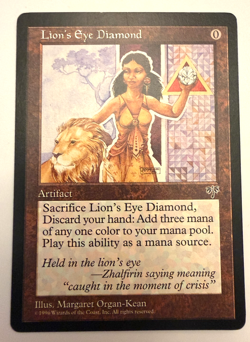 Lion's Eye Diamond - 1996 Mirage - Magic the Gathering - Image 1