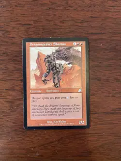 Magic The Gathering Dragonspeaker Shaman 89 Scourge 2003 Uncommon LP - Image 1