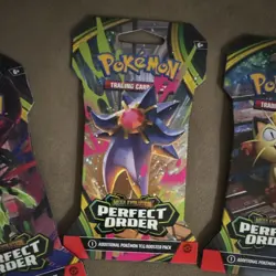 Pokemon TCG Perfect Order Booster Packs Lot of 4 English - Image 4