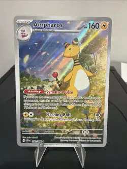 Ampharos 090/086 Illustration Rare Pokemon TCG: Chaos Rising - English NM Fresh - Image 1