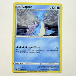2020 Pokemon TCG Lapras Holo SWSH051 Black Star Promo NM - Image 1
