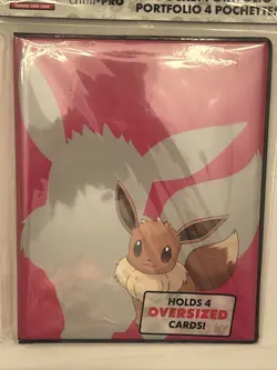 NEW Sealed - Ultra Pro 4-Pocket Portfolio - Pokemon Cards - Pink EEVEE - Image 2