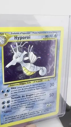 Vintage Pokemon TCG Kingdra Holo SWIRL! 8/111 Neo Genesis Hyporoi RARE NM/LP - Image 2