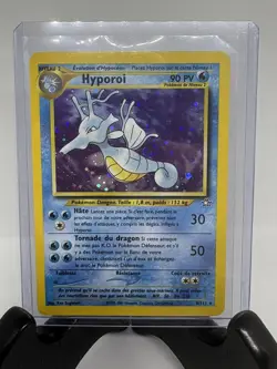 Vintage Pokemon TCG Kingdra Holo SWIRL! 8/111 Neo Genesis Hyporoi RARE NM/LP - Image 3
