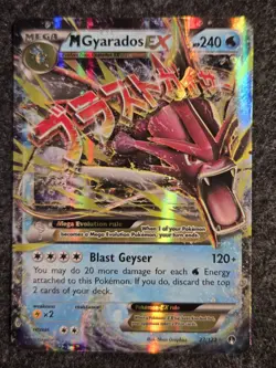 Pokemon TCG M Gyarados EX Mega XY Breakpoint 27/122 Ultra Rare Holo Eng 2016 - Image 2