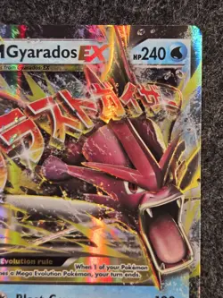 Pokemon TCG M Gyarados EX Mega XY Breakpoint 27/122 Ultra Rare Holo Eng 2016 - Image 4