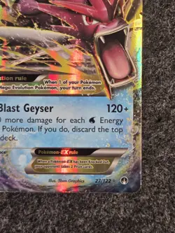 Pokemon TCG M Gyarados EX Mega XY Breakpoint 27/122 Ultra Rare Holo Eng 2016 - Image 5
