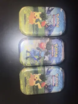 Pokemon TCG Ascended Heroes Mini Tin Lot of 3 Factory Sealed - Image 1