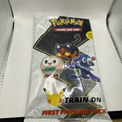 NEW Pokemon TCG Train On First Partner Pack 25th Anniversary April 2021 - Image 1