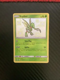 Scyther SV1/SV94 Shiny Rare Hidden Fates Shiny Vault Pokemon Holo Near Mint - Image 1