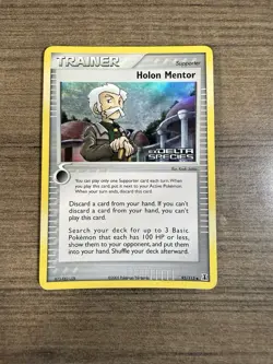 Holon Mentor Reverse Holo Stamped 2005 Delta Species Pokemon 93/113 - MP - Image 1