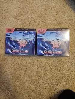 Pokemon TCG: Mega Evolution Chaos Rising Elite Trainer Box ETB SEALED Lot Of 2 - Image 1