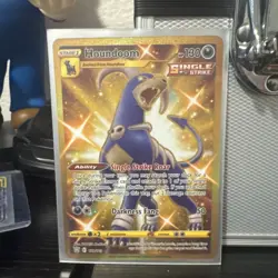 Pokemon TCG Houndoom Sword & Shield - Battle Styles 179/163 Holo Secret Rare - Image 1