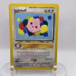 Igglybuff 40/75 Neo Discovery LP Uncommon WOTC Pokemon TCG Vintage Single - Image 1