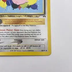 Igglybuff 40/75 Neo Discovery LP Uncommon WOTC Pokemon TCG Vintage Single - Image 5