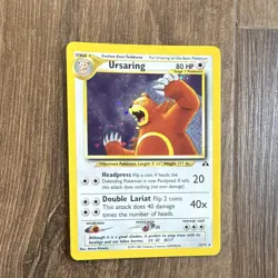 Nintendo Pokemon TCG Neo Discovery Teddiursa 65/75 Ursaring 15/75 Lot - Image 2