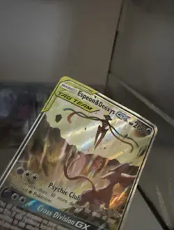 Pokemon TCG Espeon & Deoxys GX SM240 TAG TEAM Promo Holo 260 HP English - Image 5