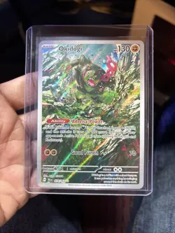Pokemon Okidogi 074/064 Sv: Shrouded Fable IR Holo PSA 10 Range Centering - Image 5