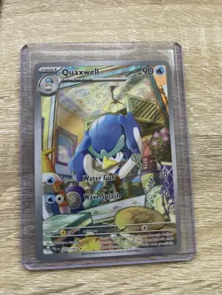 Quaxwell 207/193 Illustration Rare - Paldea Evolved - Pokemon TCG - Image 1
