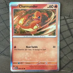 Pokemon Charmander Holographic Holo 26/197 Obsidian Flames Regular NM - Image 1