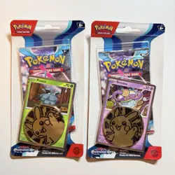 Pokemon TCG Paradox Rift Blister Pack Pineco and Sinistea Set of 2 New - Image 1