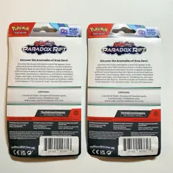 Pokemon TCG Paradox Rift Blister Pack Pineco and Sinistea Set of 2 New - Image 2