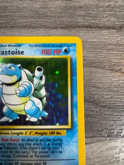 POKEMON TCG - BLASTOISE - 2/102 - HOLO RARE - BASE SET UNLIMITED MP CONDITION - Image 3