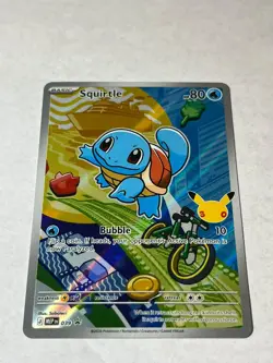 Squirtle 039 Holo Promo ME: Mega Evolution Promo Pokemon Near Mint - Image 1