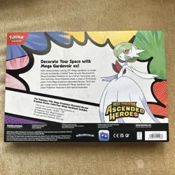 Pokemon TCG Ascended Heroes Premium Poster Collection Mega Gardevoir Sealed - Image 2