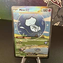 Pokemon TCG Paldean Fates Bubble Mew EX 232/091 Special Illustration Rare SIR - Image 1
