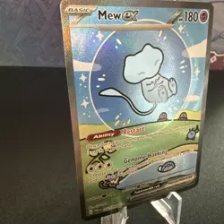 Pokemon TCG Paldean Fates Bubble Mew EX 232/091 Special Illustration Rare SIR - Image 3