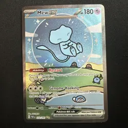 Pokemon TCG Paldean Fates Bubble Mew EX 232/091 Special Illustration Rare SIR - Image 4