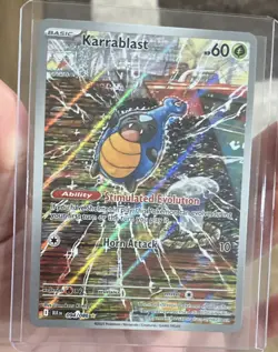 Karrablast 094/086 Sv: Black Bolt Holo Illustration Rare 60 HP Pokemon TCG - Image 1