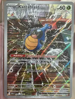 Karrablast 094/086 Sv: Black Bolt Holo Illustration Rare 60 HP Pokemon TCG - Image 2
