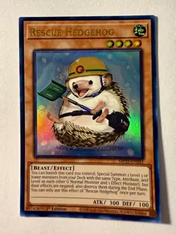 x1 Rescue Hedgehog - MP25-EN261 - Ultra Rare - 1st Edition Yu-Gi-Oh! M/NM - Image 1