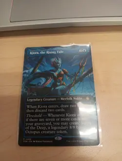 Kiora, the Rising Tide (Borderless) #309 (NM) Foundations FDN Magic MTG - Image 1