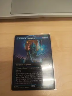 Borderless CURATOR OF DESTINIES mtg NM-M Foundations 1 Rare - Image 1