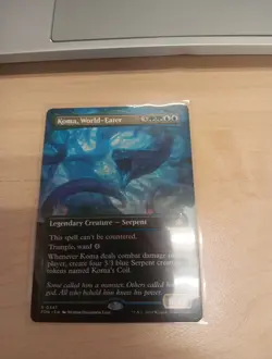 [1x] Koma, World-Eater - Borderless Near Mint, English Foundations Singles MTG M - Image 1