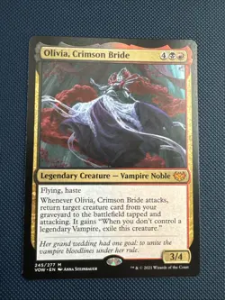 MTG Olivia, Crimson Bride - Innistrad: Crimson Vow (VOW) NM - Image 1