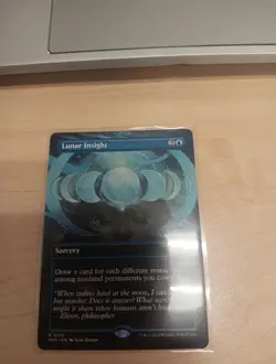 Lunar Insight (Borderless) Foundations - MTG RARE - Image 1