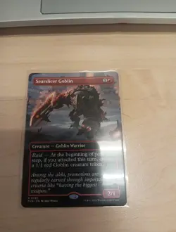 Searslicer Goblin (Borderless) #332 (NM) Foundations FDN Magic MTG - Image 1