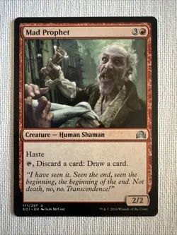 MTG Shadows over Innistrad Mad Prophet 171/297 LP - Image 1