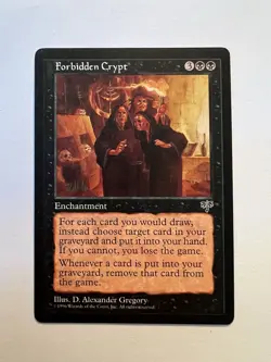 Forbidden Crypt - MTG Mirage - NM - Image 1